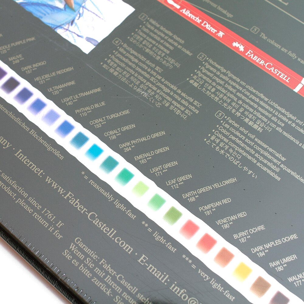Faber-Castell, Sets, Colored Pencils, Art & School, A Durer, Watercolor, Set, 79046